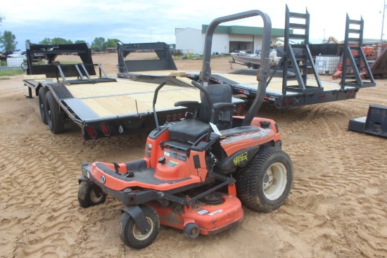 KUBOTA ZG20 ROPS ZERO TURN MOWER SALVAGE