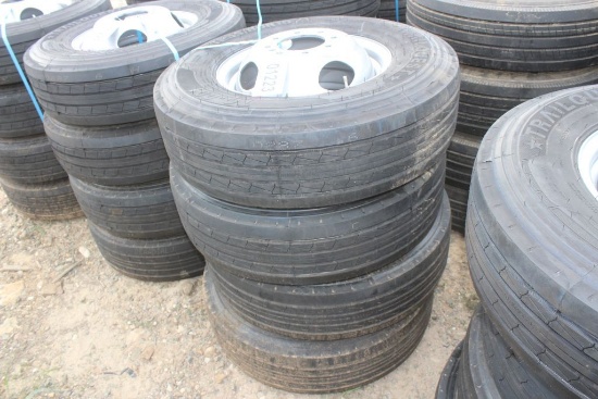 235/80 R16 4CT WHEELS AND TIRES DUALLY