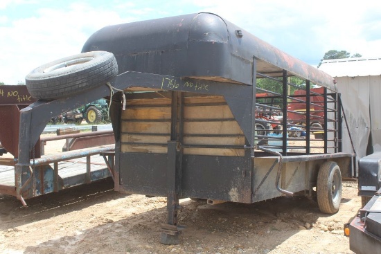 GN 12FT STOCK TRAILER NO TITLE