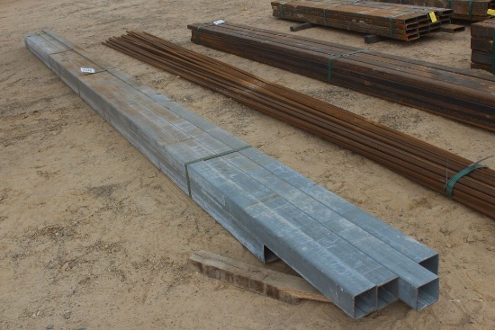 4IN SQ TUBING 5CT 28FT 3CT 25FT