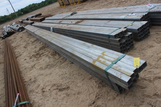 21/4 SQ TUBING GAL 25CT 24FT 600FT