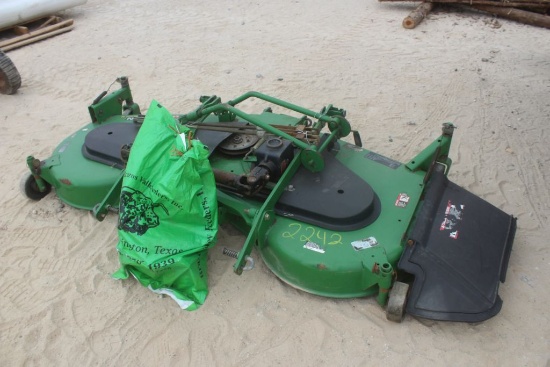 JD 72" FINISH MOWER W/ BRACKETS AND SHAFT