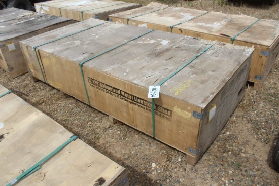 12X20 GALVANIZED LIVESTOCK SHED