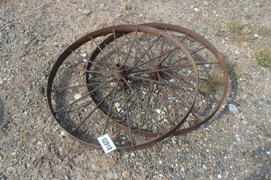 ANTIQUE WAGON WHEELS