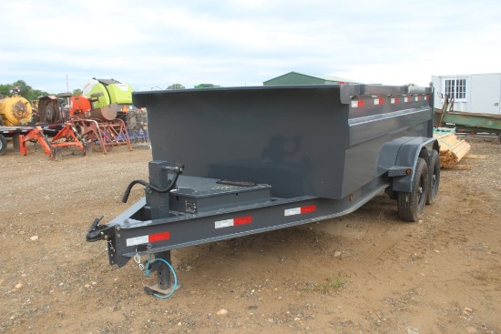12FT BP DUMP TRAILER NO TITLE