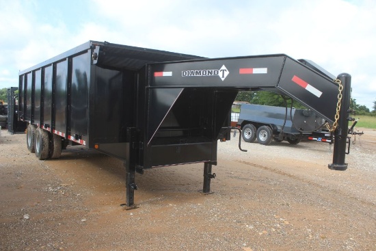 DIAMOND T 102X20 DUEL TANDEM DUMP TRAILER W/MSO