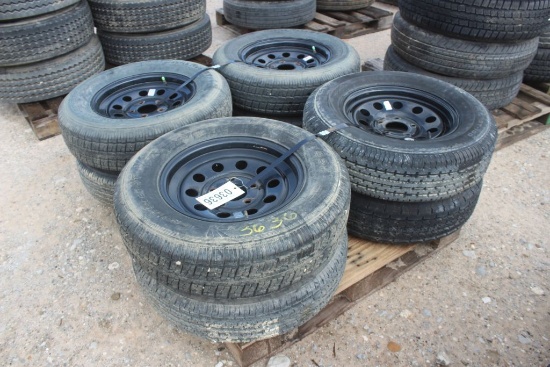 PALLET OF TRAILER TIRES