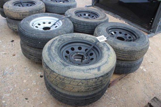 PALLET OF TRAILER TIRES