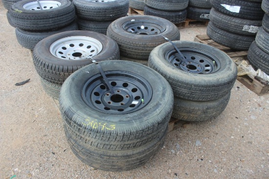 PALLET OF TRAILER TIRES