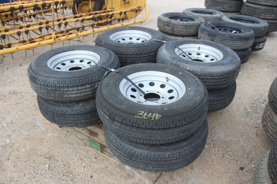 PALLET OF TRAILER TIRES