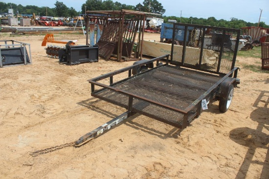 8' BUMPER PULL TRAILER W/ GATE NO TITLE