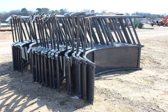GRAY SKIRTED BOLT TOGETHER HAY RING