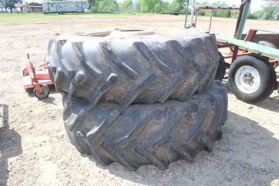 2CT TRACTOR TIRES AND RIMS