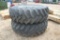 20.8R 38 TIRES AND WHEELS 2CT