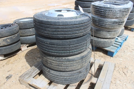 PALLET OF TRAILER TIRES