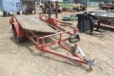 8FT BUMPERPULL TRAILER NO TITLE