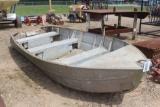 ALUMINUM BOAT NO TITLE POND USE ONLY