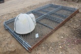 10X10 DOG KENNEL W/IGLOO DOG HOUSE