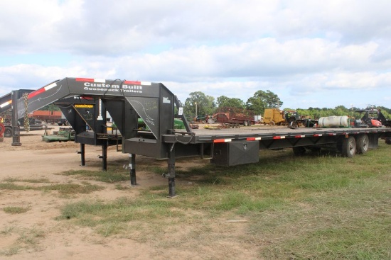 Custom Built Gooseneck 40' Trailer W/Title