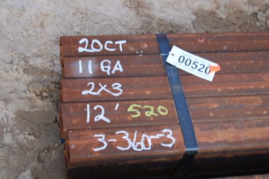 11ga. 2x3 Tubing 12'