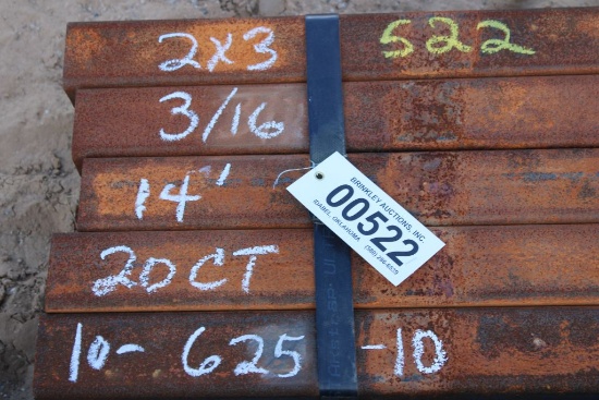 14' 2x3 3/16 Tubing