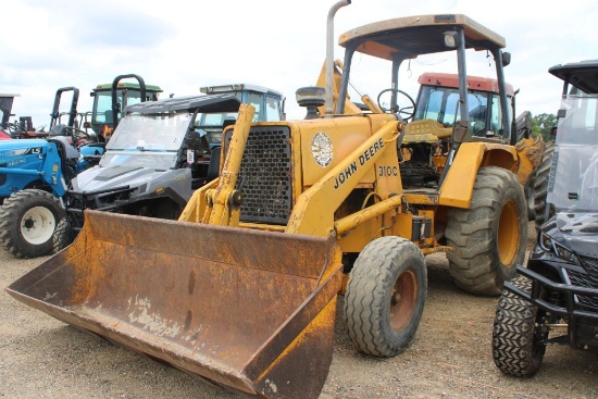 310c Jd Backhoe W/ Loader & Bucket 2wd W/ Canopy