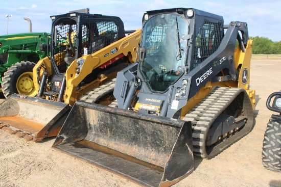 John Deere 317g C/A Rubber Track Skid Steer