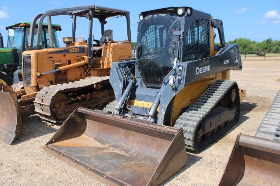 John Deere 325g C/A Rubber Track Skid Steer