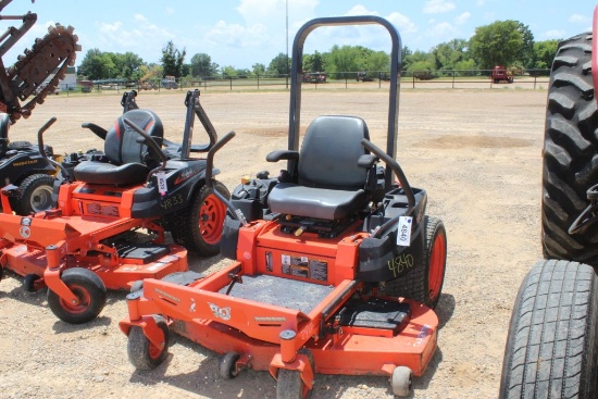 KUBOTA Z125S ZERO TURN K-LIFT MOWER W/ROPS AND 54"MOWER DECK