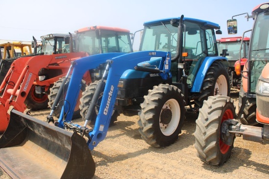 NEW HOLLAND TL90 C/A 4WD W/X41 QUICKIE LDR AND BUCKET 2890.6HRS (WE DO NOT GUARANTEE HOURS)