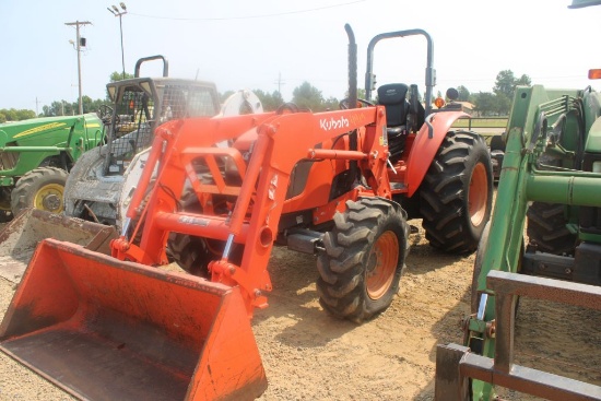 Kubota M5040 4wd W/Rops W/La1153ldr And Bucket