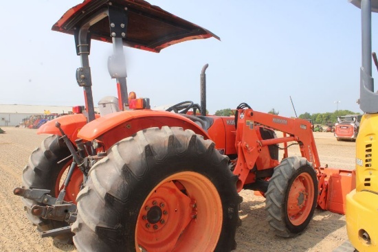 Kubota M7040 Canopy La1153ldr And Bucket 4wd