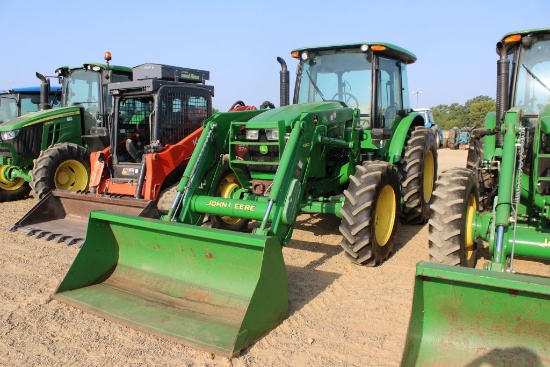 JOHN DEERE 5100E C/A 4WD H260LDR W/BUCKET 2386HRS (WE DO NOT GUARANTEE HOURS)