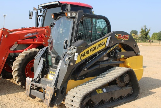 New Holland C345 Rubber Track Skid Steer C/A W/Superboom Hydraulics 1126.8hrs (We Do Not Guarantee H
