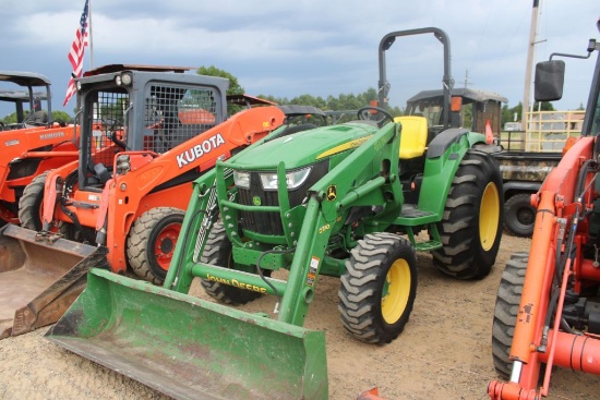 John Deere 4044m Rops 4wd W/D170ldr And Bucket