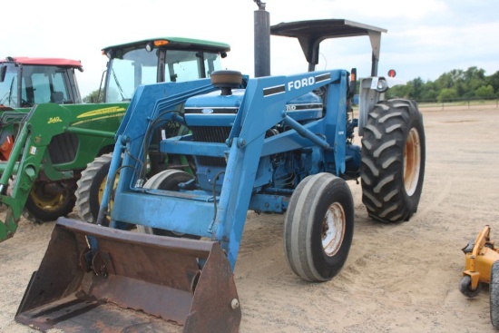 FORD 6610 CANOPY 2WD W/7210LDR AND BUCKET 608.3HRS (WE DO NOT GUARANTEE HOURS)