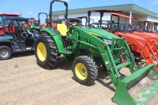 John Deere 4044m Rops 4wd W/ D170ldr And Bucket 446.9hrs (We Do Not Guarantee Hours)