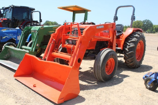 Kubota M4800 Su Rops 2wd W/Ldr And Bucke 1207.4hrs (We Do Not Guarantee Hours)
