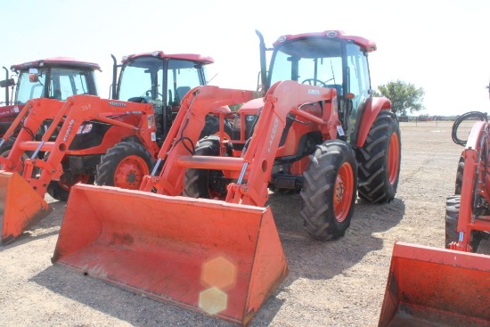 Kubota M9540 C/A 4wd W/La1353ldr And Bck Hydraulic Shuttle 2510hrs (We Do Not Guarantee Hours)