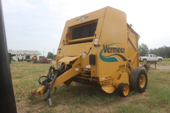 Vermeer 605m Dcf Wide Pickup Round Baler W/Moni And Shaft