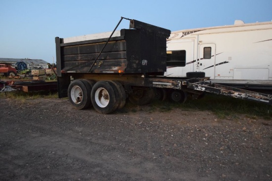 Bumper Pull Pup Dump Trailer
