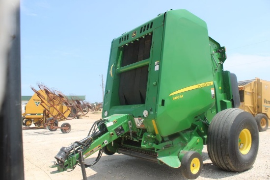 JOHN DEERE 460M ROUND BALER W/MONITOR