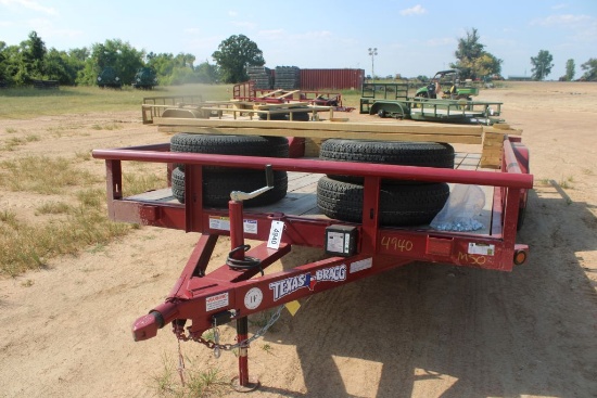 Bumper Pull Texas Bragg Trailer 18' W/Gate