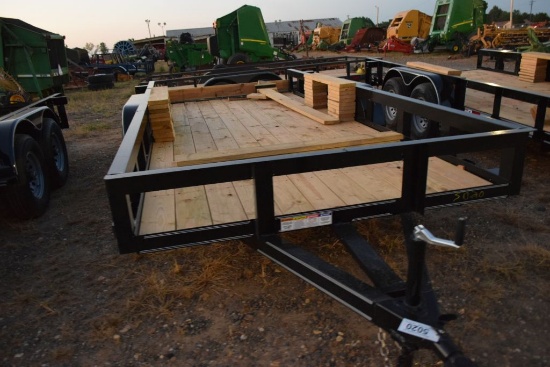 Shop Built Bumper Pull 16' Trailer W/7k Axles