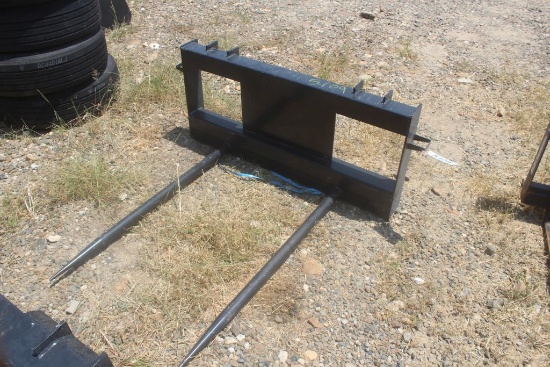 Skid Steer Quick Attach Hay Spear