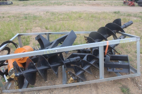 Skid Steer Heavy Duty Post Hole Digger