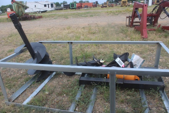 Post Hole Digger For Skid Steer