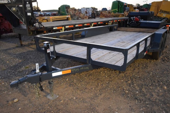 Utility Bumper Pull Trailer 83x16'