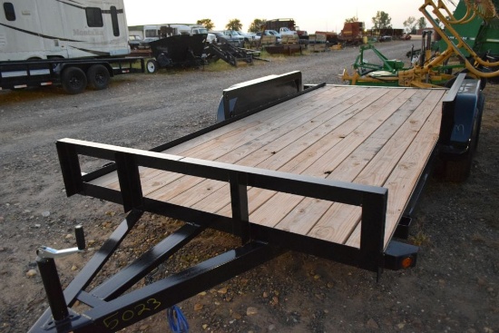 Shop Built Bumper Pull 16' Trailer W/7k Axles