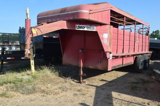 Goose Neck Stock Trailer